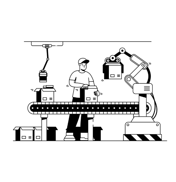 processing of goods is assisted by machines processing of goods is assisted by machines